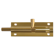 ASEC Brass 25mm Wide Straight Barrel Bolt