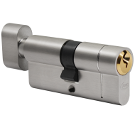 ASEC Vital 6 Pin Key & Turn Euro Dual Finish Snap Resistant Cylinder