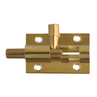 ASEC VITAL Brass 25mm Wide Straight Barrel Bolt