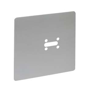 ASEC Satin Anodised Aluminium Cubicle Retro-Fit Plate To Cover Fixing Holes